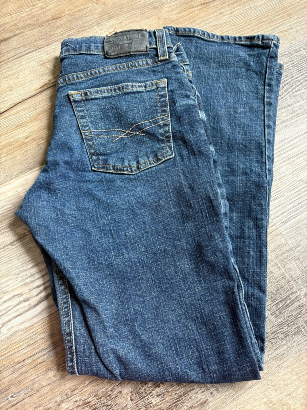 Signature by Levi Strauss Kids Dark Blue Denim Jeans